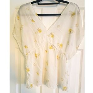 Lucky Brand floral blouse